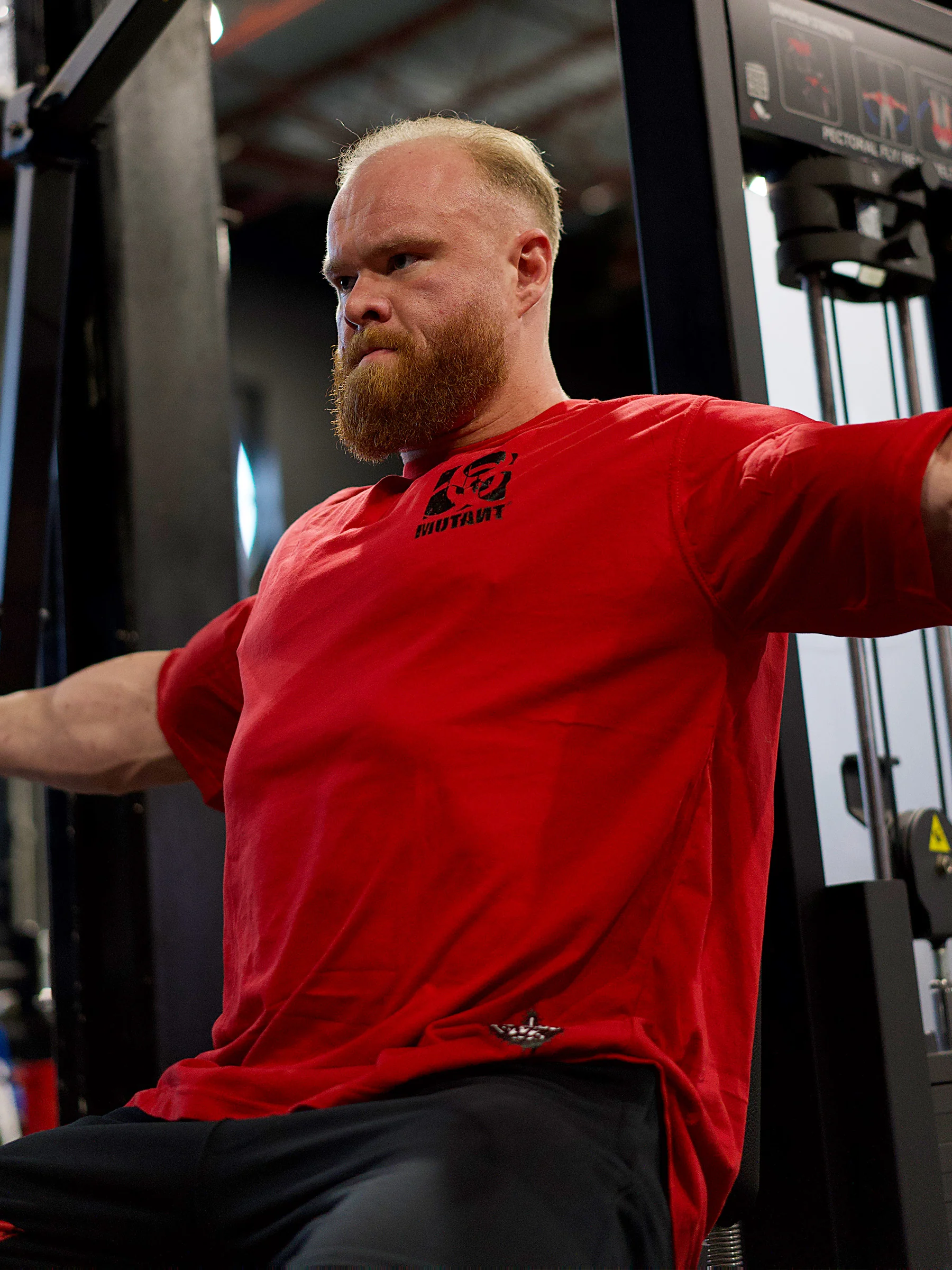 MUTANT® BORN HARDCORE BOLD OVERSIZED GYM T-SHIRT 3XL 4XL 5XL - Image 7