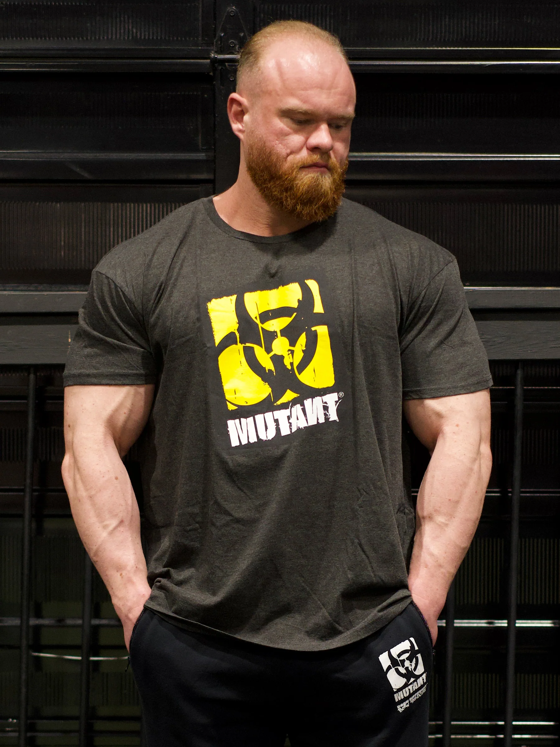 MUTANT® BORN HARDCORE SKULL GYM T-SHIRT  4XL - Image 3