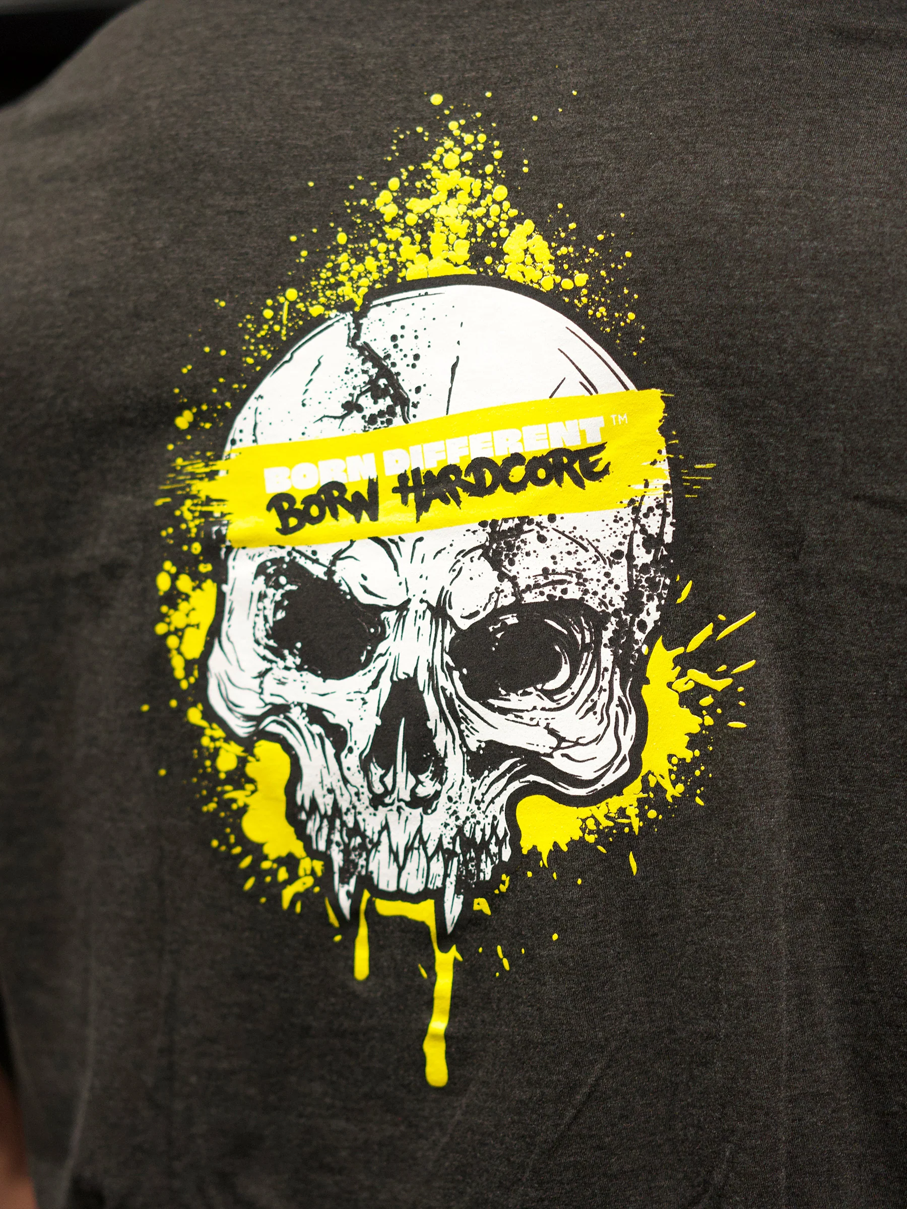 MUTANT® BORN HARDCORE SKULL GYM T-SHIRT  4XL - Image 6